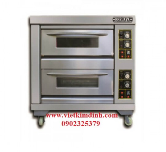 Lò nướng 2 tầng 4 khay dùng gas